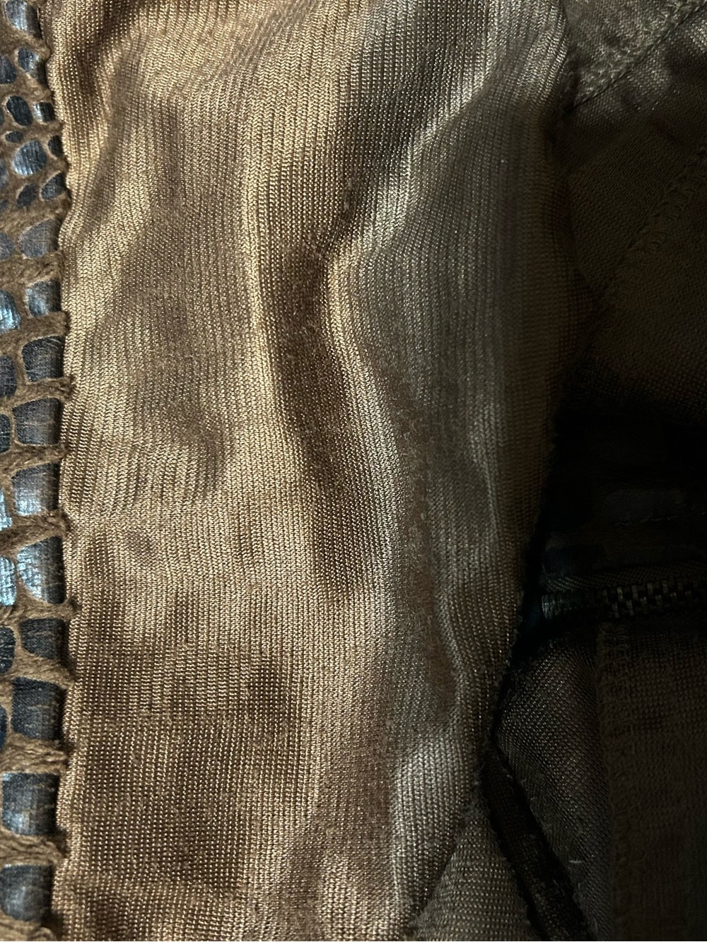 Ruby Rd. Brown Croc-Embossed Zip Jacket - Picture 5 of 5